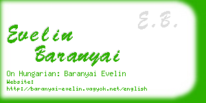 evelin baranyai business card